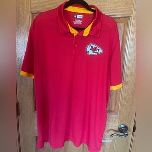 NFL Team Apparel Kansas City Chiefs Polo - size 2XL